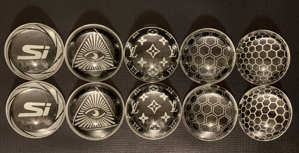 Etched Projector Lenses PrecisionWorkz LLC