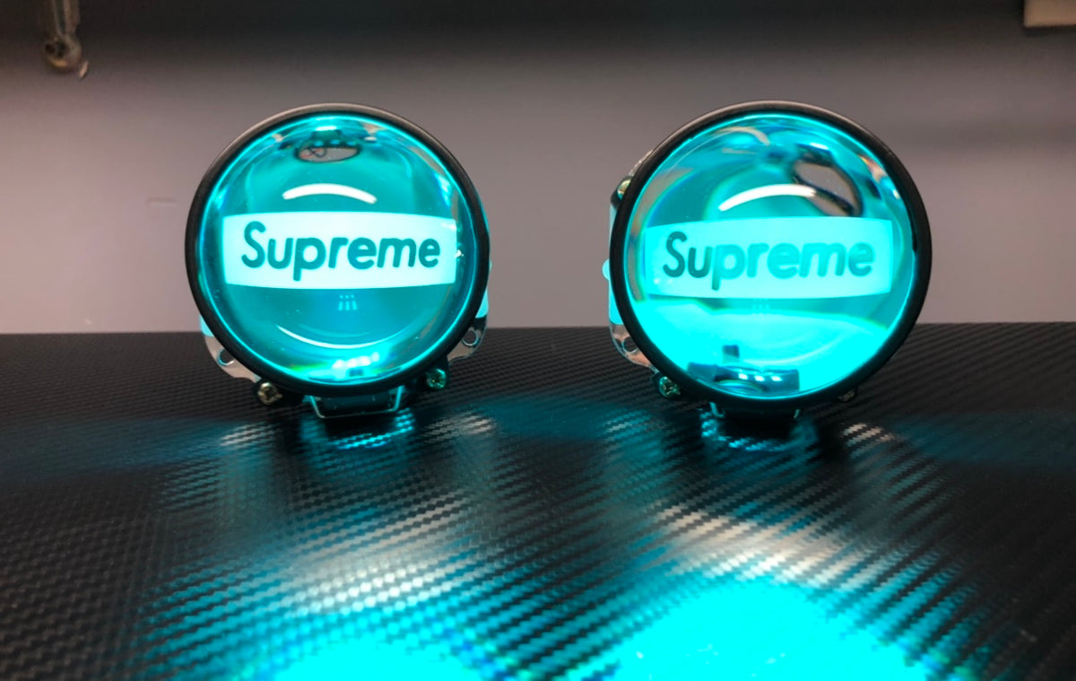 Etched Projector Lenses PrecisionWorkz LLC